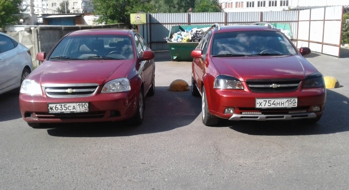 Губа от Кия на Лачетти — Chevrolet Lacetti SW, 1,6 л, 2007 года ...