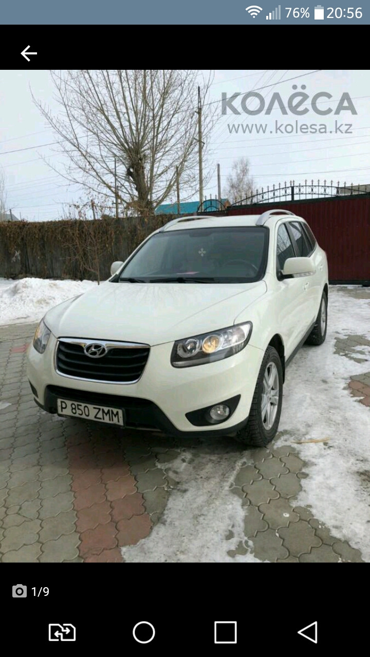 Фото из объявления о продаже — Hyundai Santa Fe (2G), 2,4 л, 2010 года |  покупка машины | DRIVE2