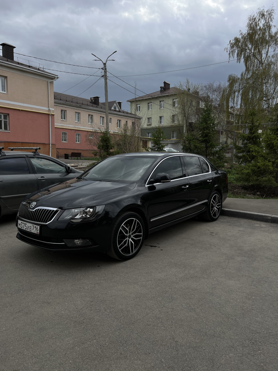 Фото после мойки ( перед дождем ) 😂 — Skoda Superb Mk2, 1,8 л, 2014 года |  мойка | DRIVE2