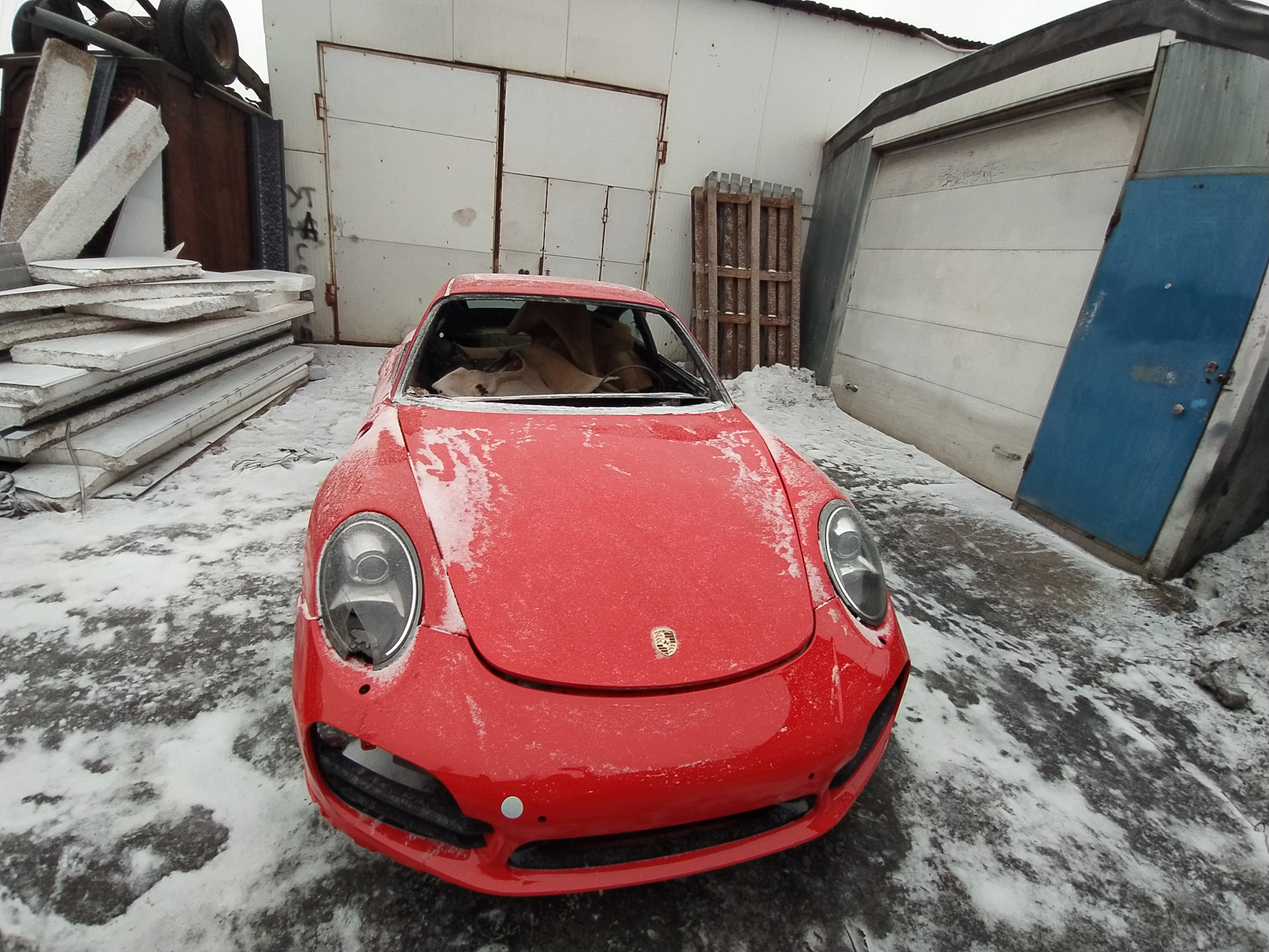 Покраска передней части авто. Вид спереди. — Porsche 911 (996), 4,2 л, 1999  года | стайлинг | DRIVE2