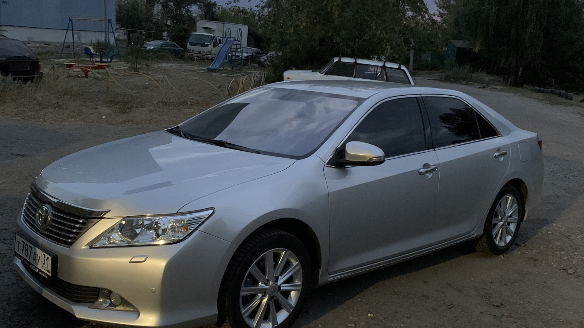 Toyota Camry (XV50) 2.5 бензиновый 2014 | Серебристая стрела(2) на DRIVE2