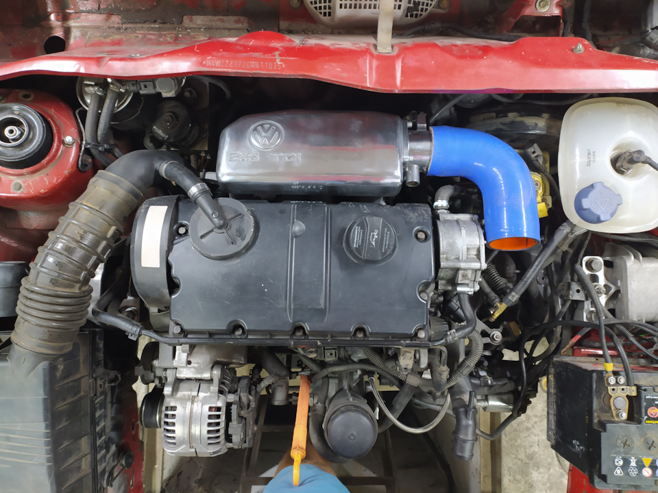 Вот так выглядит мой кастом впускной коллектор с 2.5TDI — Volkswagen Golf Mk1