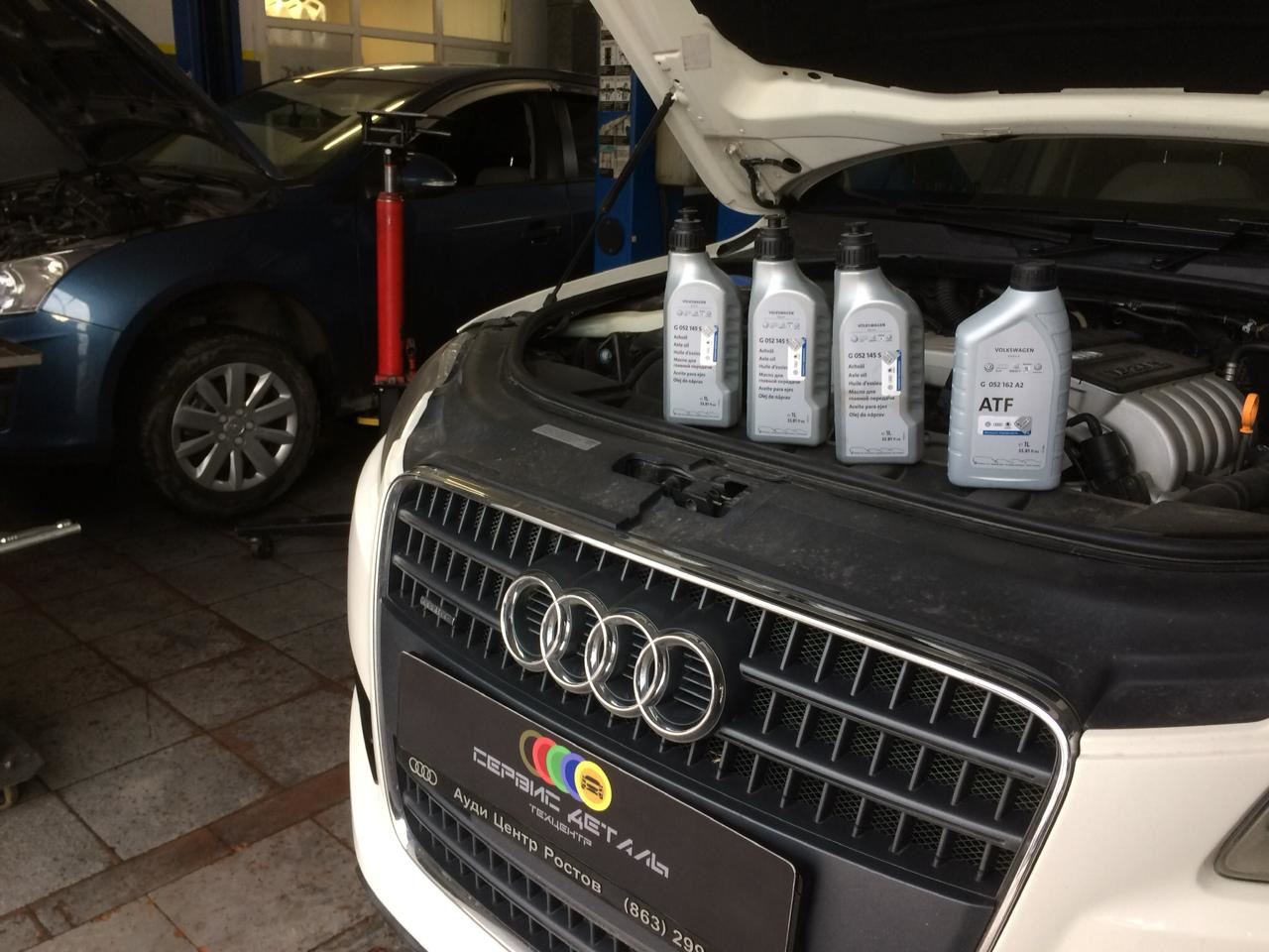 Полная замена масла в АКПП и дифференциалах AUDI Q7 4L (Новороссийск) —  Audi Q7 (1G), 3,6 л, 2007 года | плановое ТО | DRIVE2