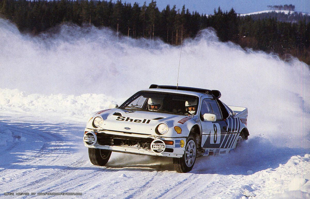 Ford rs200 ралли