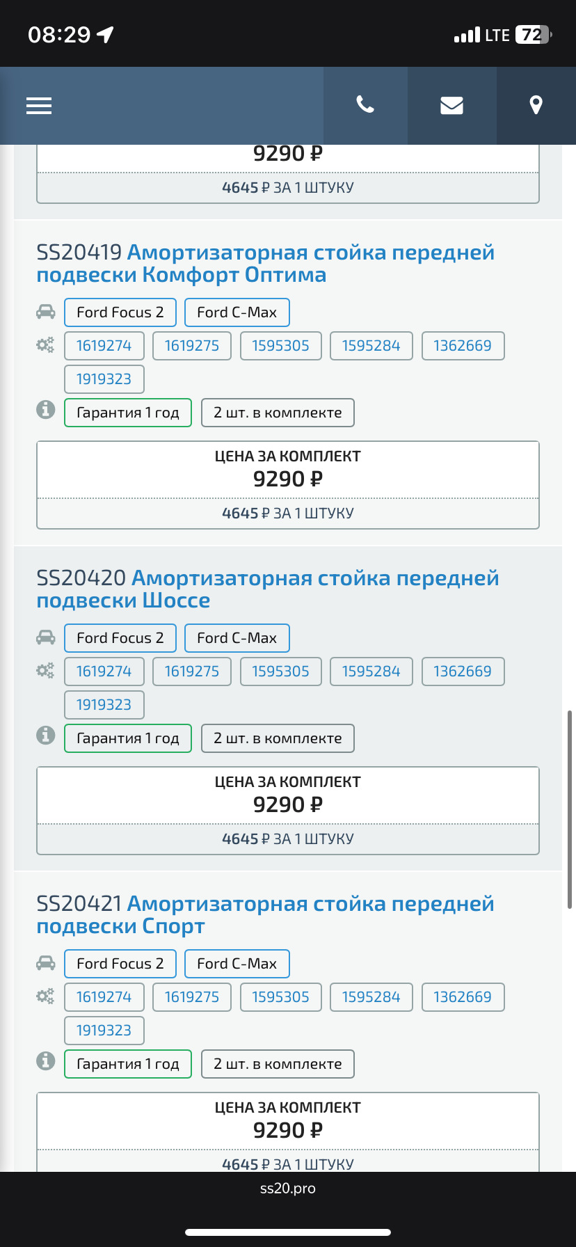 Стойки SS20 — Сообщество «Ford Focus Club» на DRIVE2