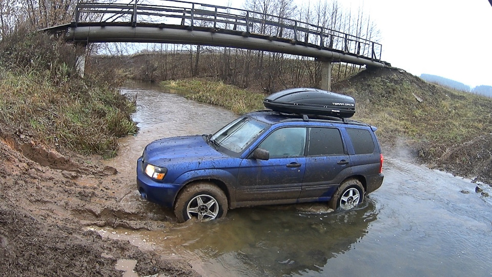 Тест винтовой блокировки с TV хвосом — Subaru Forester (SG), 2,5 л ...