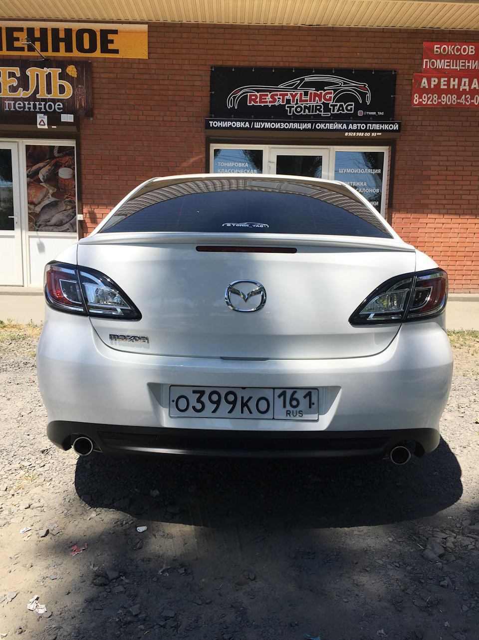 Задние фонари с Atenza и насадки — Mazda 6 (2G) GH, 2 л, 2011 года ...