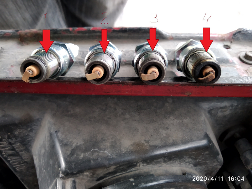 Вопрос о нагаре на свечах зажигания Москвич 2141!(Вопрос к знатокам ...