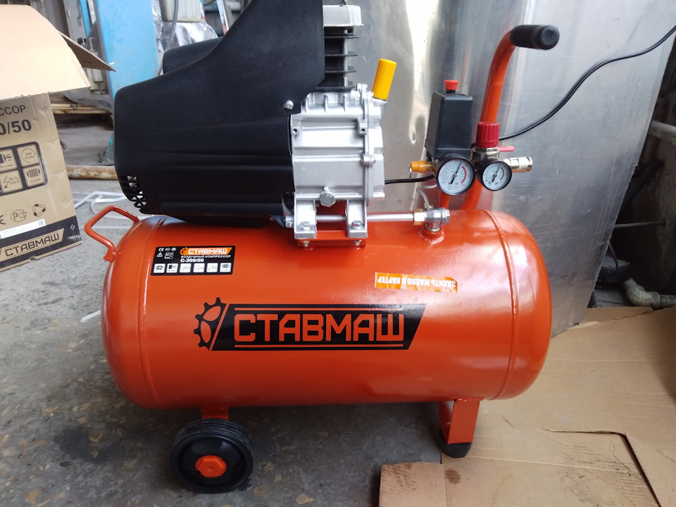 компрессор в гараж и пневмолиния — Lada 11113 Ока, 0,7 л, 2002 года ...