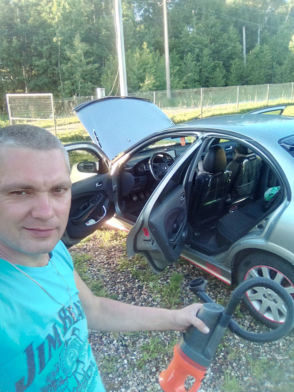 Фотки с дачи. — Nissan Almera II (N16)