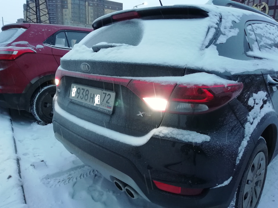 модные диодные — KIA Rio X-Line, 1,6 л, 2019 года | тюнинг | DRIVE2