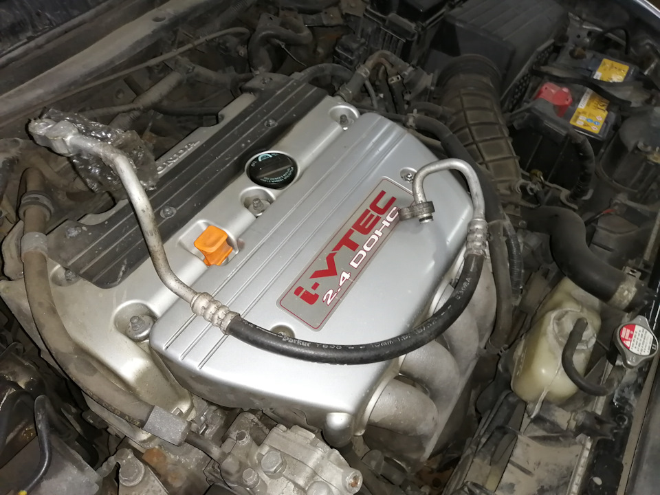 Кондиционер, ГУР, тормоза и датчик наклона — Honda Accord (7G), 2,4 л ...