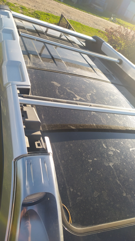 12. Поперечины на рейлинги — Nissan X-Trail II (t31), 2,5 л, 2014 года ...