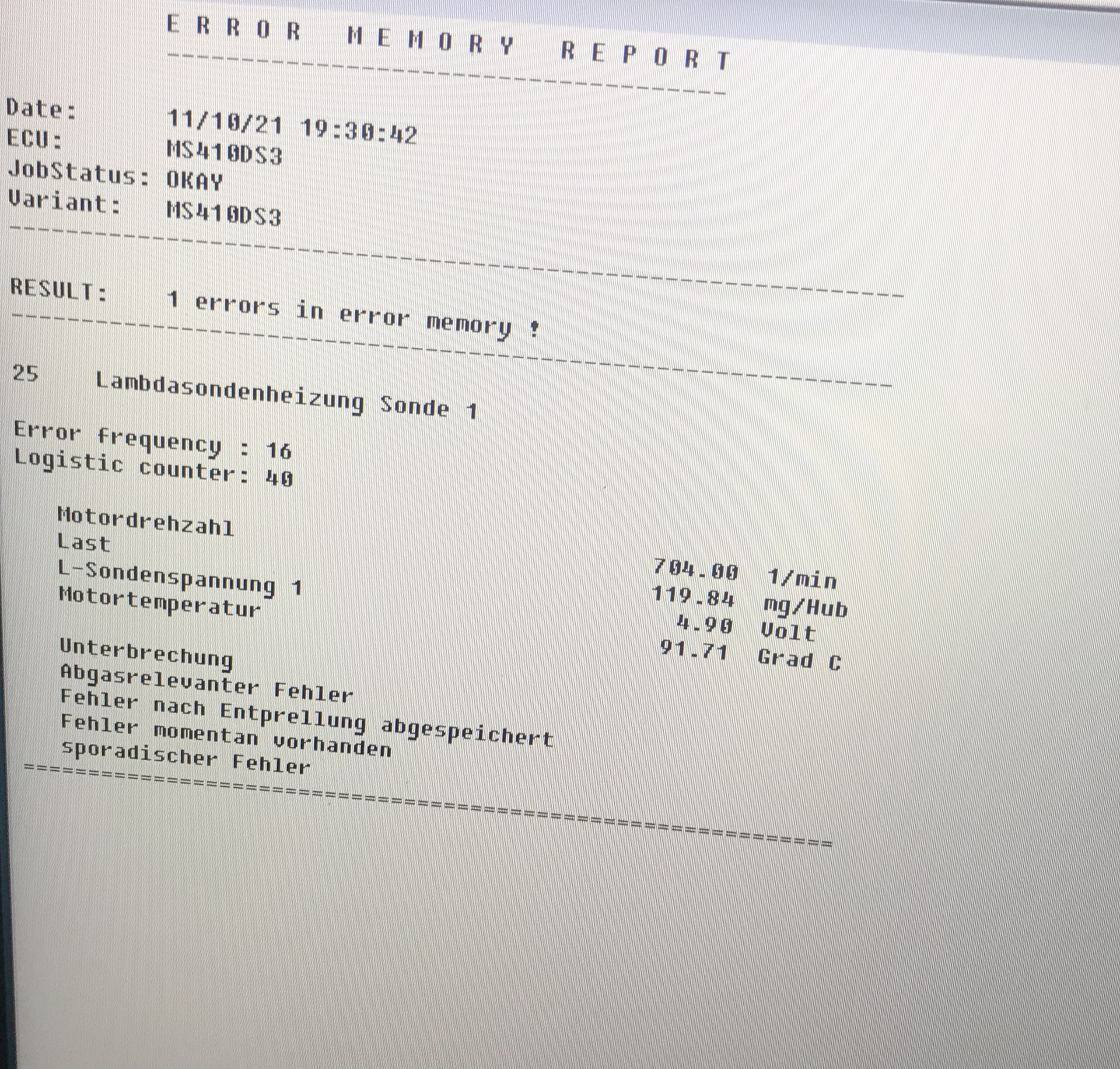 Как понять, что Лямбда не работает ? Замена лямбды м52. — BMW 3 series ...