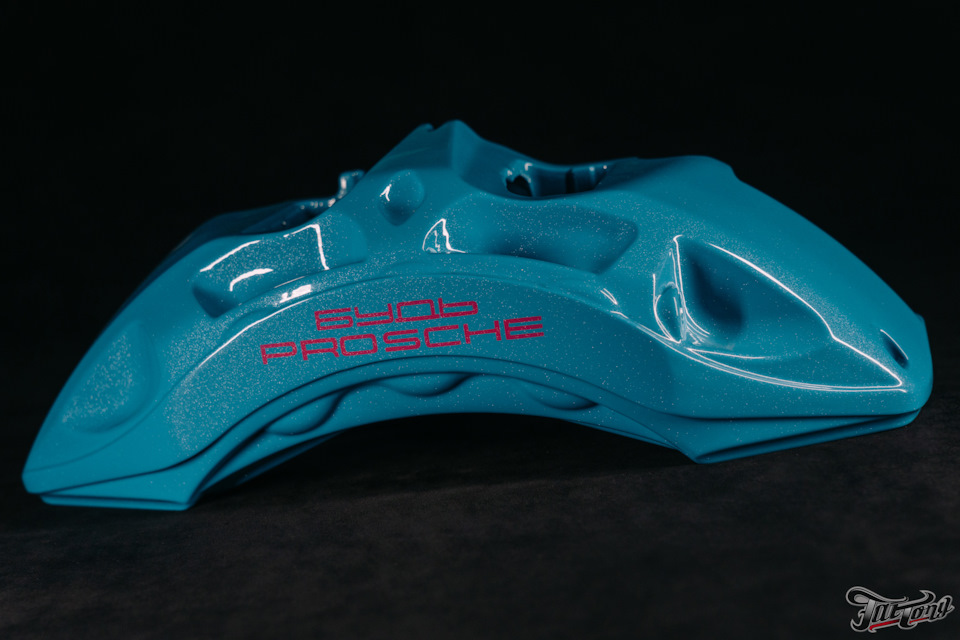 Окрас суппорта с логотипом "будь prosche" — FatTony на DRIVE2