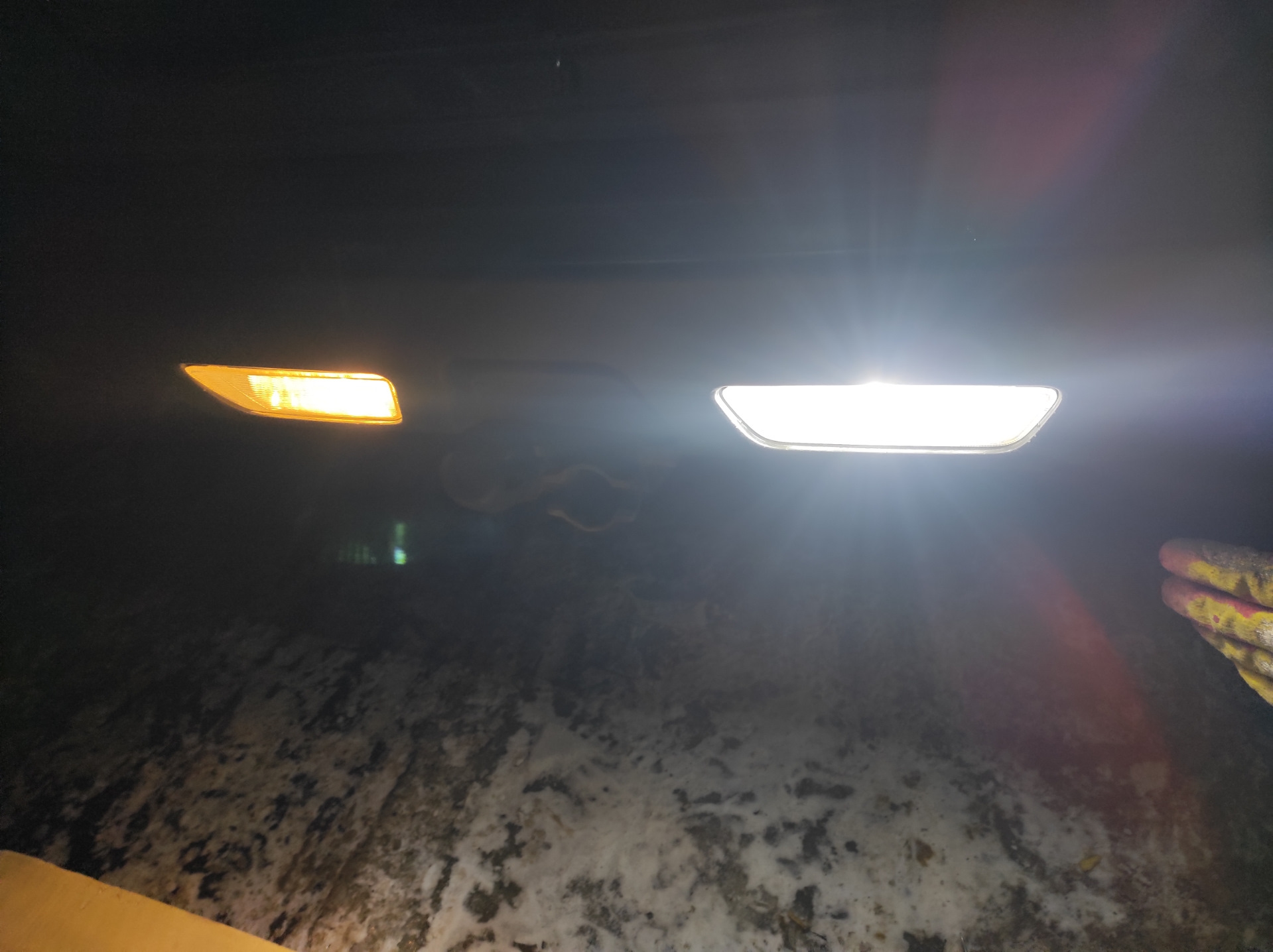 Led лампы H11 в фонари заднего хода. — Nissan X-Trail II (t31), 2 л ...