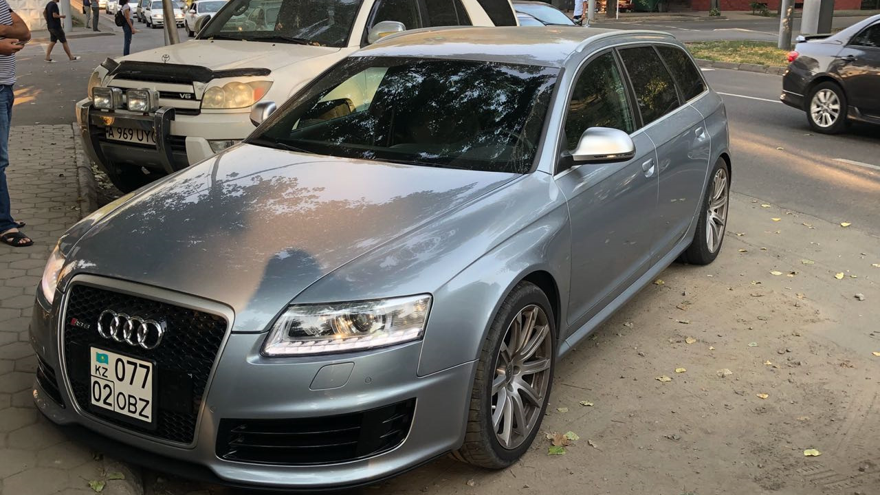 Audi RS6 (C6) 5.0 бензиновый 2008 | Серебристо-серый 5.0 тур на DRIVE2