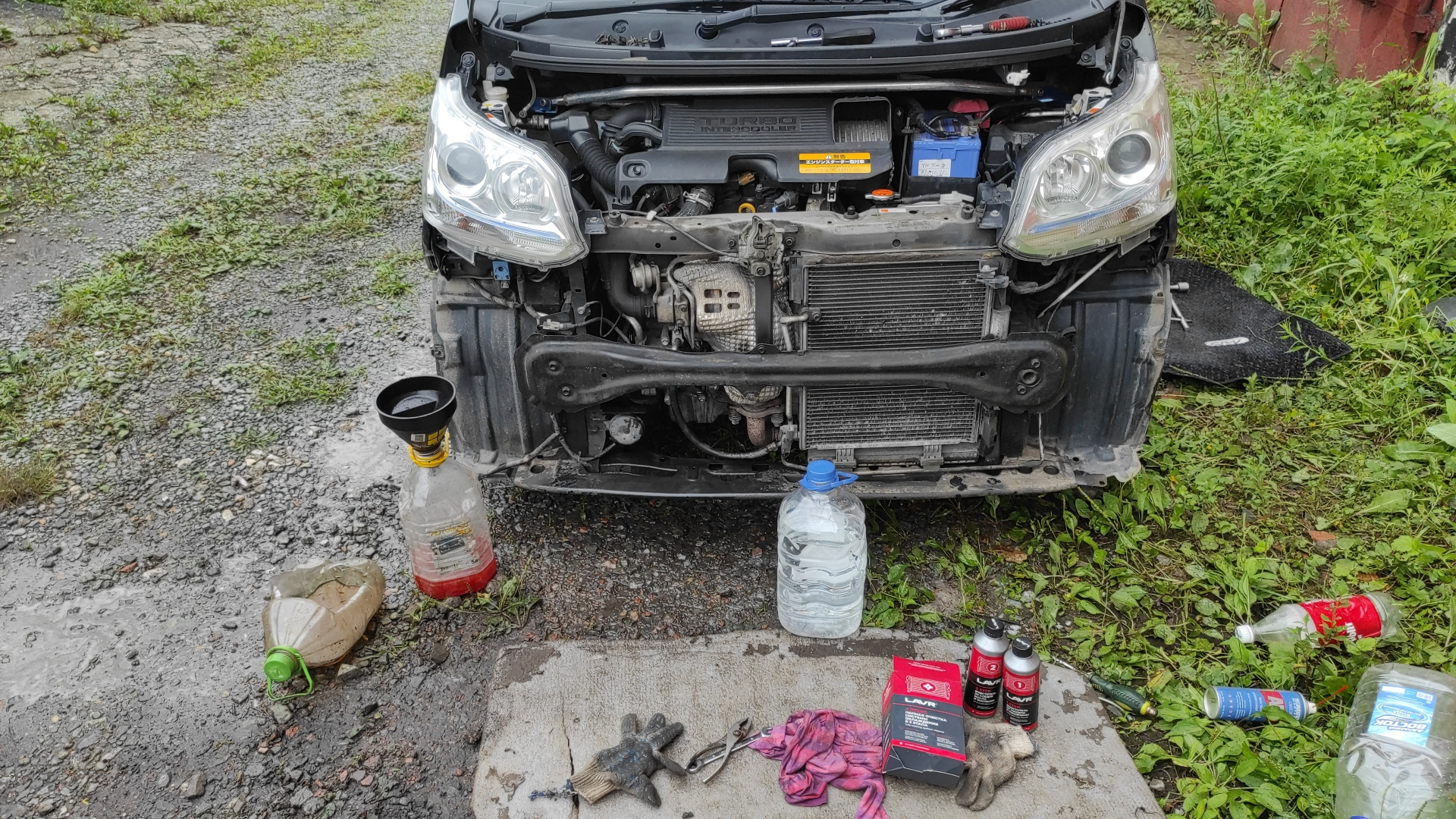 Плановая полная замена антифриза — Daihatsu Move (LA100, LA110), 0,7 л ...