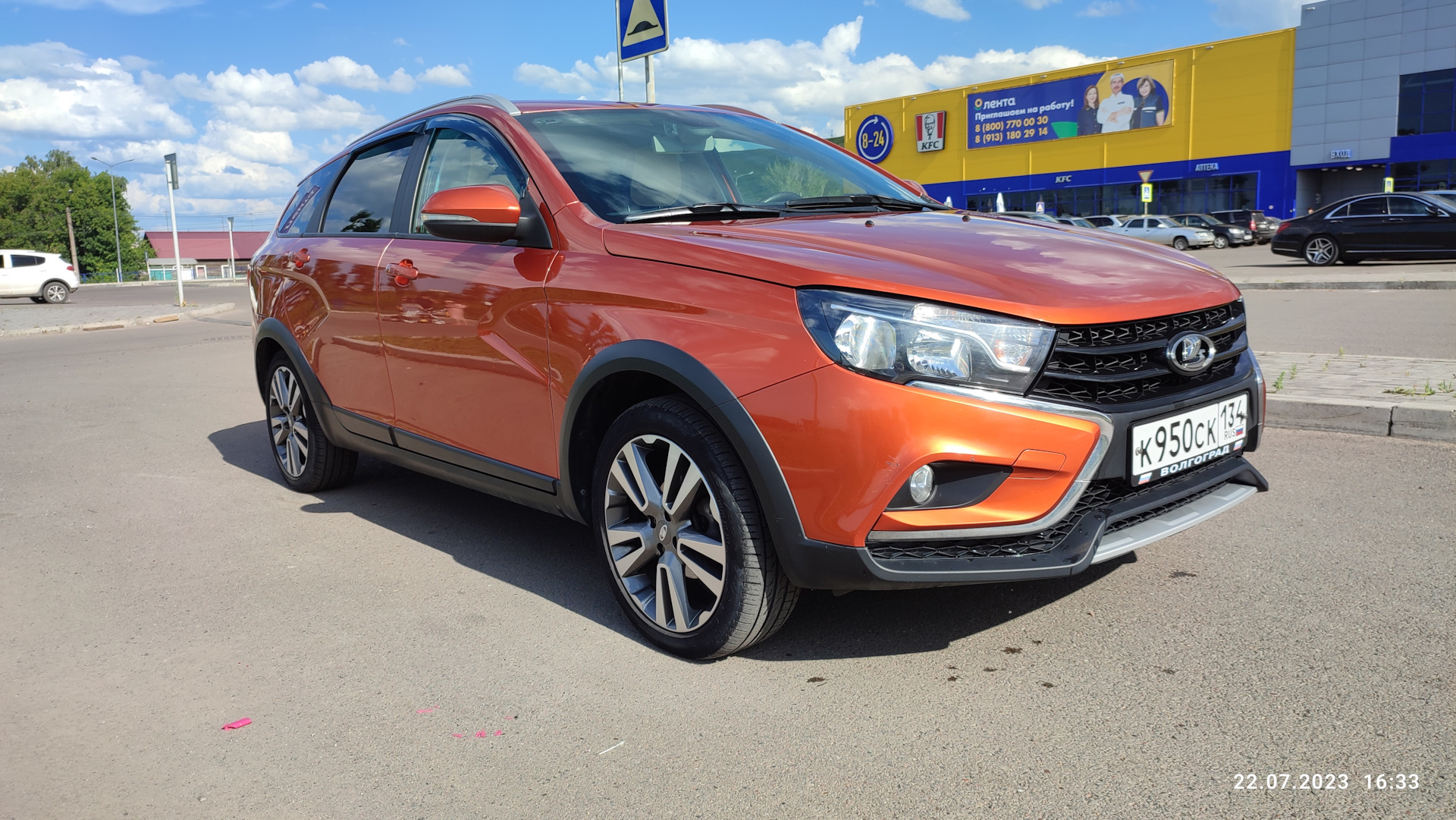 Машина отдана теще :) — Lada Vesta SW Cross, 1,6 л, 2018 года | продажа  машины | DRIVE2