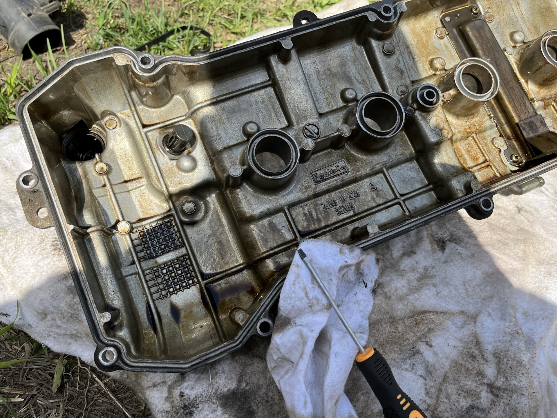 Замена прокладки клапанной крышки — Mazda 3 (1G) BK, 1,6 л, 2006 года ...