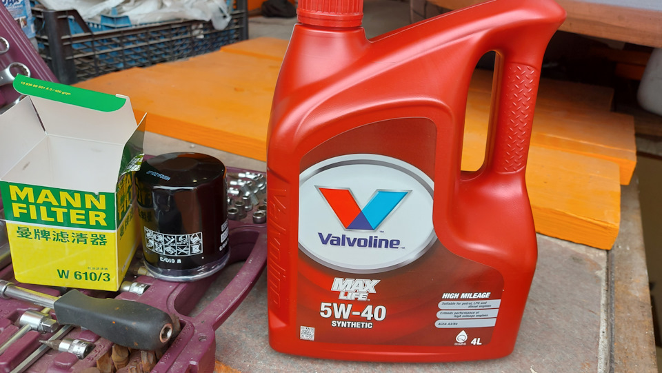 Замена масла Valvoline Max life — Nissan Almera II (N16), 1,5 л, 2005 ...