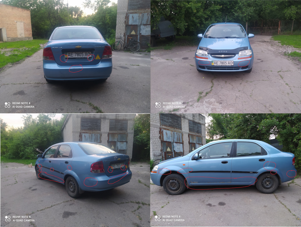 Покраска Авео т200 часть 1 — Chevrolet Aveo Sedan (1G), 1,5 л, 2004 ...