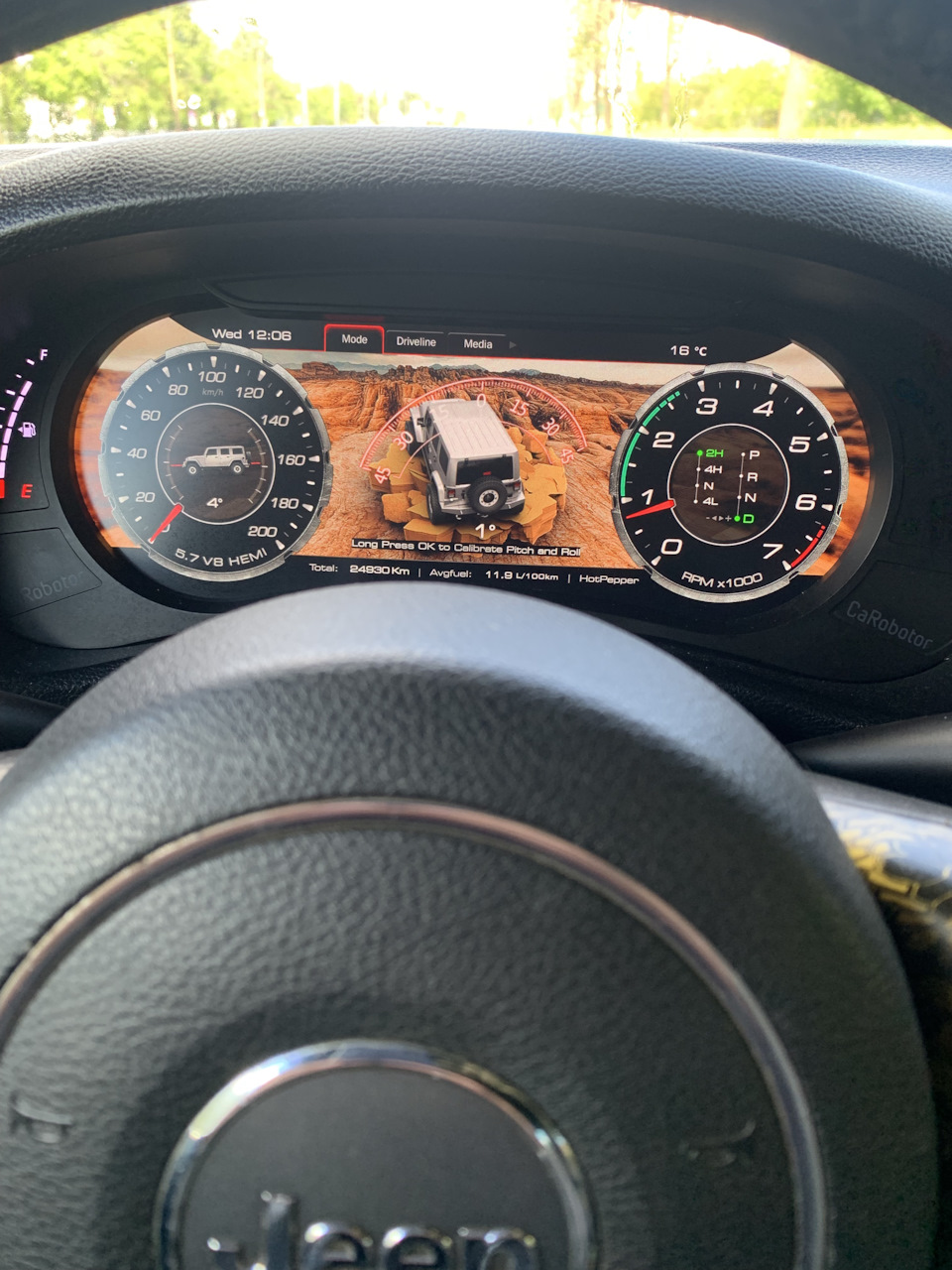 Carobotor J PRO — Технологичная приборка для JK. — Jeep Wrangler (JK