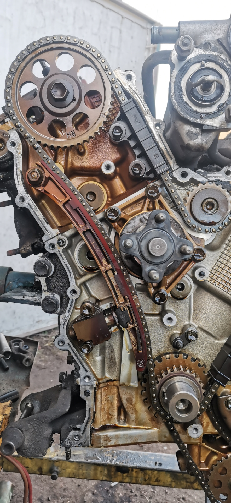 Приглушонный стук на прогретом двигателе. Первая часть большого ремонта ...