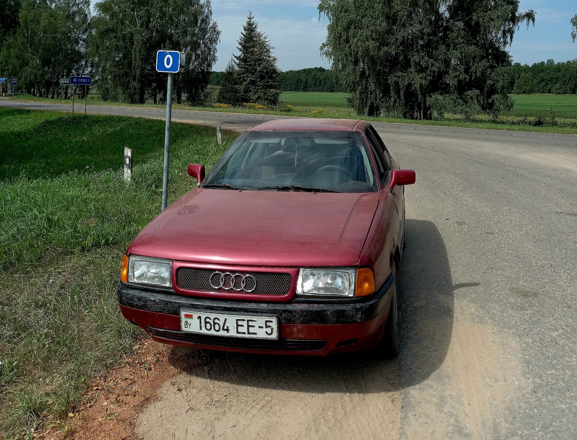 Подарок от отца и примерка крышки багажника — Audi 80 (B3), 1,8 л, 1988  года | кузовной ремонт | DRIVE2