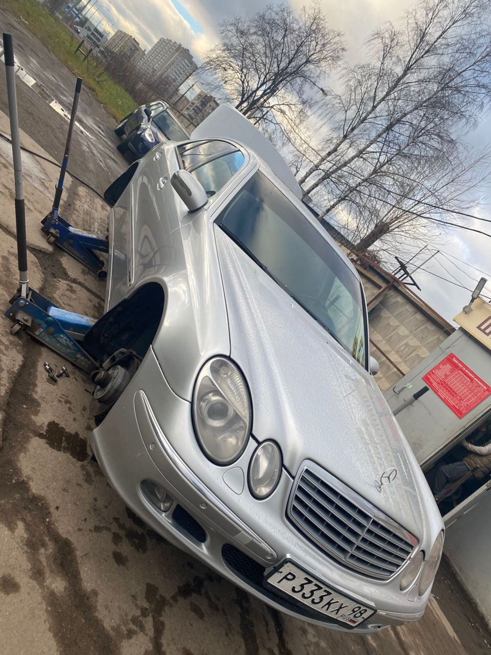 Сезонные хлопоты и мыши в салоне — Mercedes-Benz E-class (W211), 2,6 л,  2002 года | поломка | DRIVE2