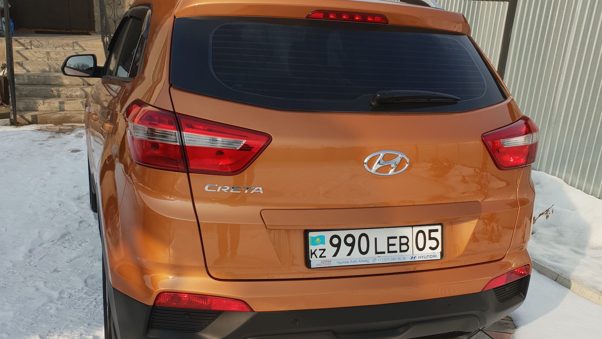 Hyundai Creta (1G) 1.6 бензиновый 2018 | Рыжий лев супруги на DRIVE2