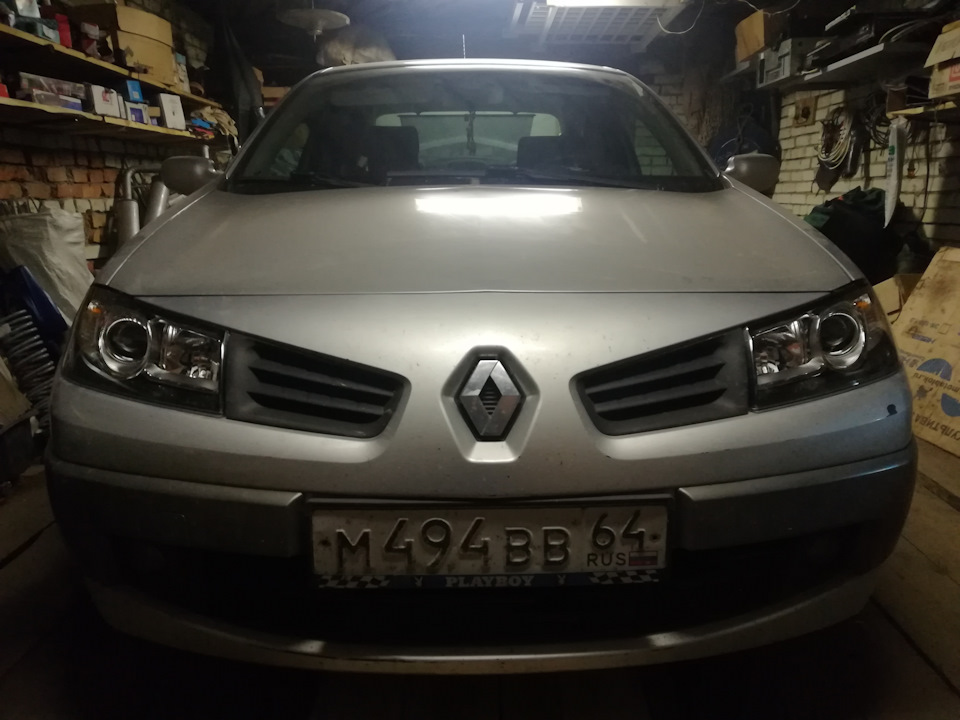 #18 Фары, рейка, втулки — Renault Megane II, 1,6 л, 2006 года | своими ...