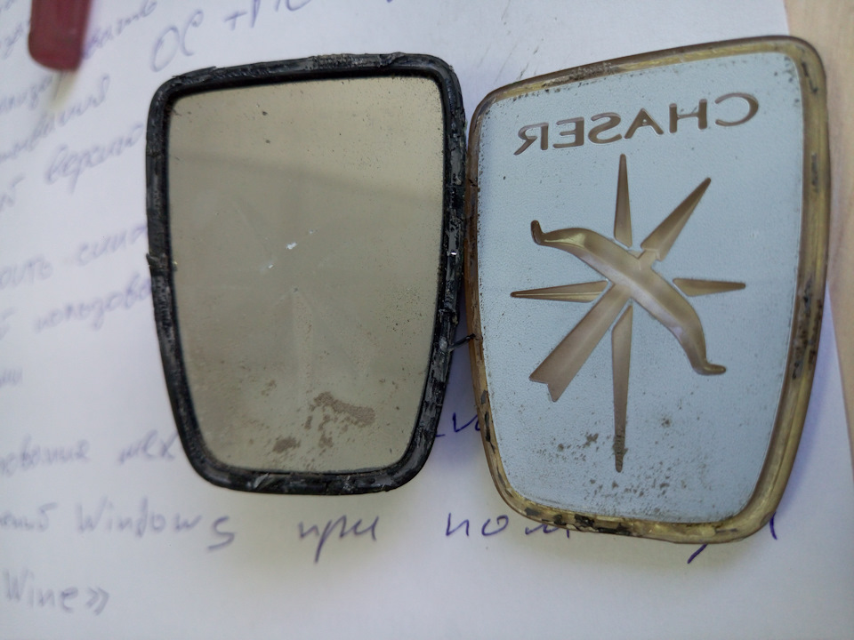 4. Значок с подсветкой. Ремонт — Toyota Chaser (90), 2 л, 1994 года ...