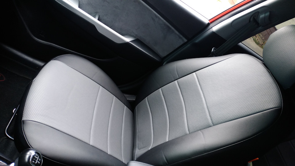 96. Замена чехлов на сиденья — KIA Rio 5-door (3G), 1,4 л, 2014 года ...