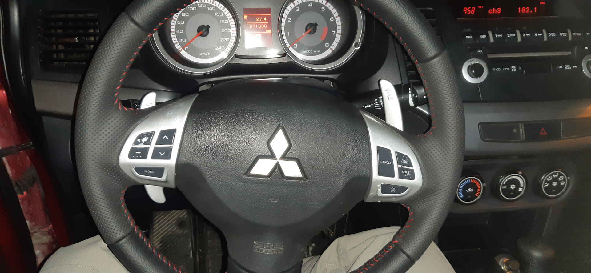 руль mitsubishi lancer 10