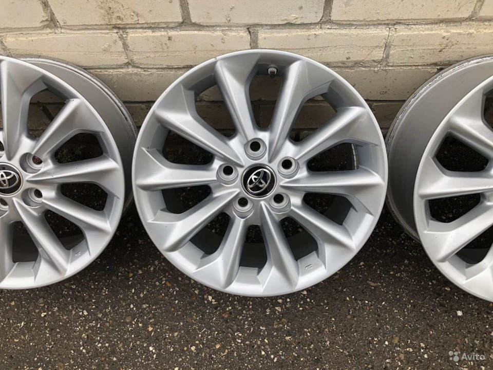 Литые диски Toyota 7Jx16 ET40 5x114,3 на Toyota Camry (XV70), Toyota ...