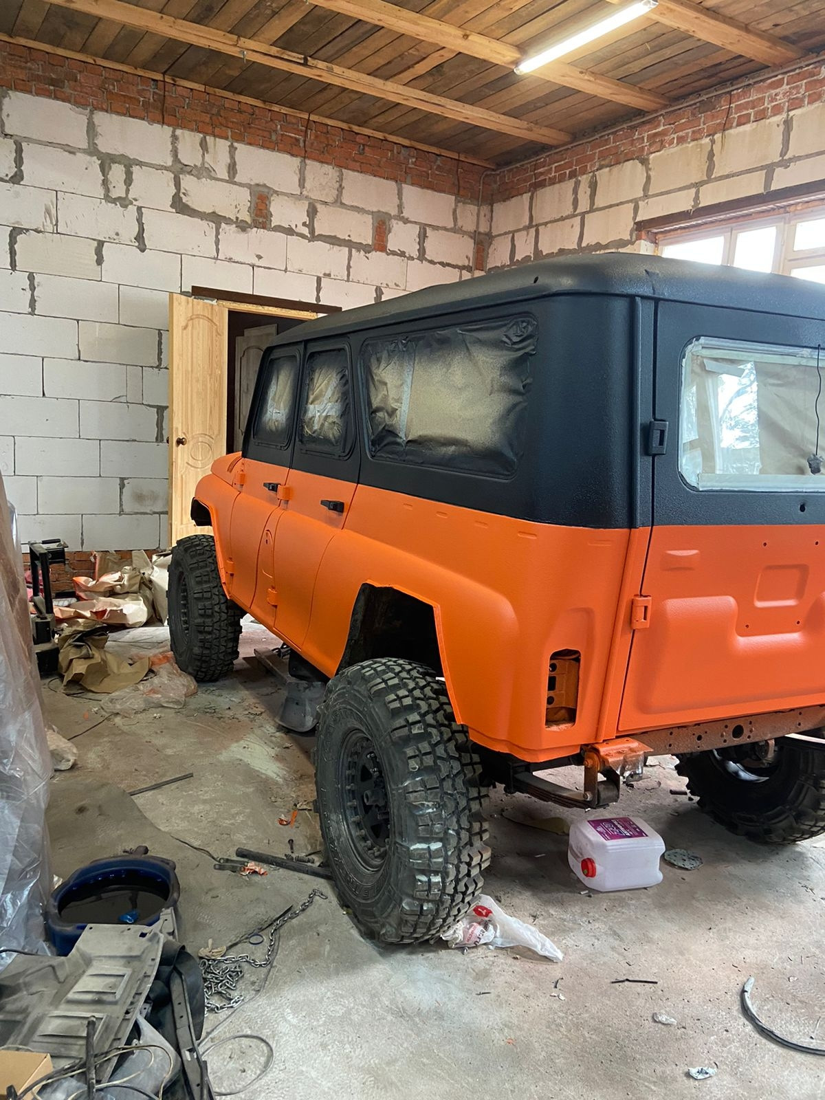 Тизер по кузову — УАЗ 3159, 2,7 л, 1995 года | стайлинг | DRIVE2