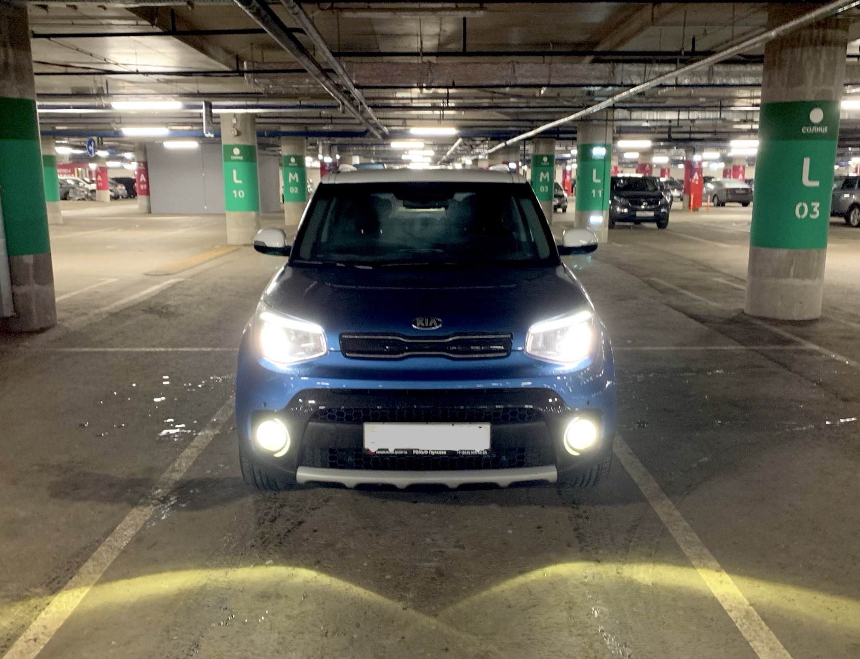 Передний свет. Led ПТФ Kia Soul 2. Светодиодные ПТФ Киа соул 2. Киа соул 2020 свет фар. Противотуманные led огни Kia Soul 2.