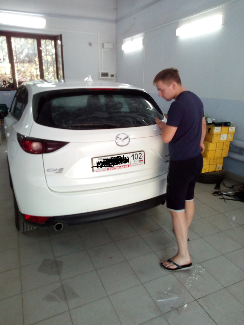 Тонировка авто — Mazda CX-5 (2G), 2 л, 2018 года | тюнинг | DRIVE2