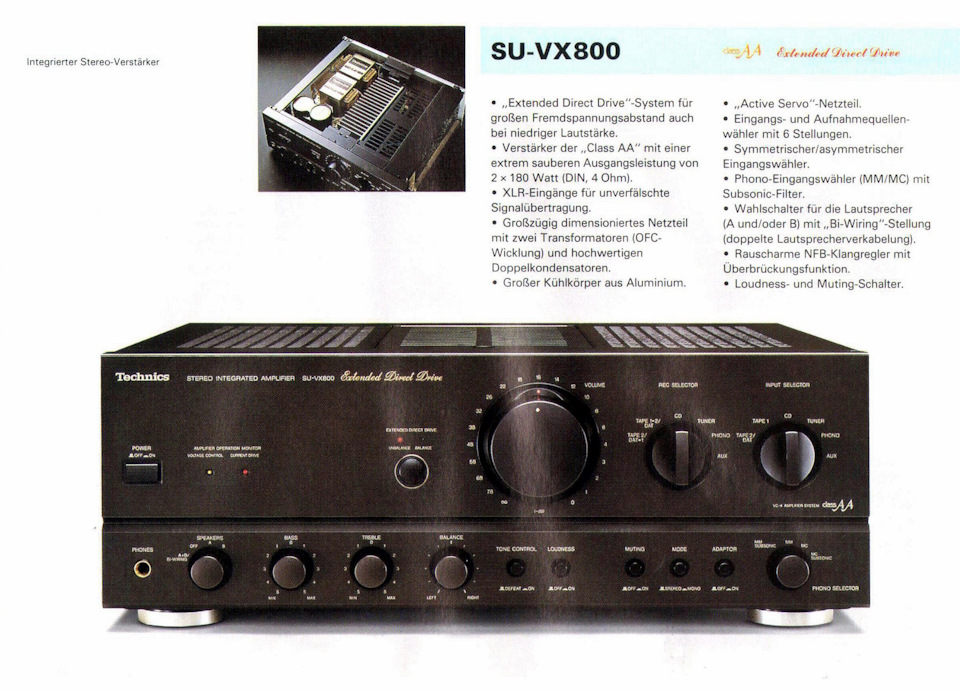 19 1991-93 Technics Переход от VC-4 к DDS: SU-VX800, SU