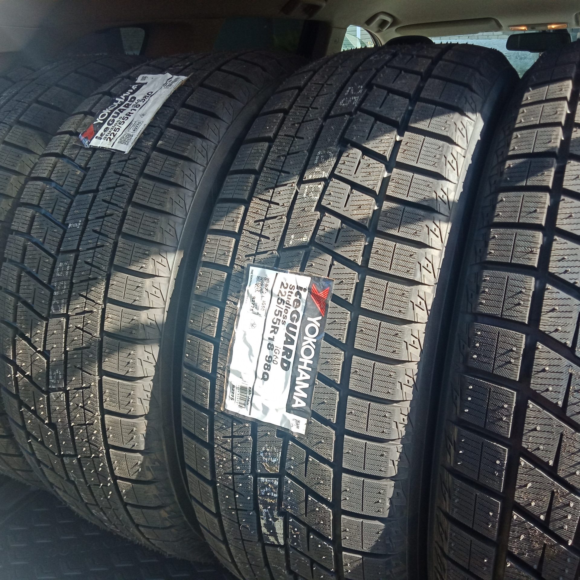 Зимние шины — Mitsubishi Outlander (3G), 2,4 л, 2013 года | шины | DRIVE2