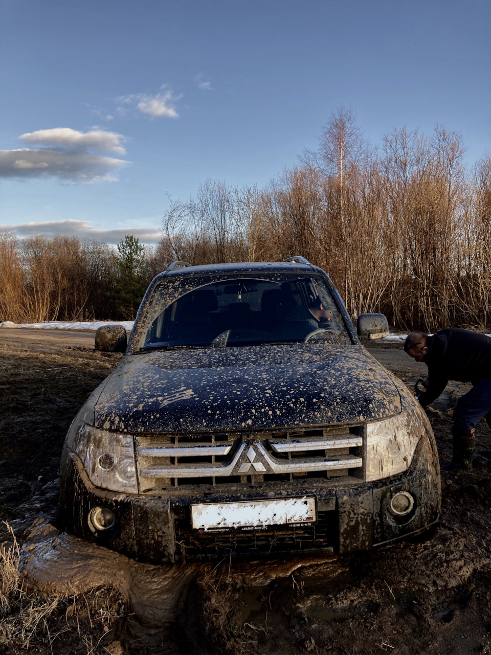 Поездка off-road первое испытание моего авто в своей стихии — Mitsubishi  Pajero (4G), 3,2 л, 2008 года | покатушки | DRIVE2