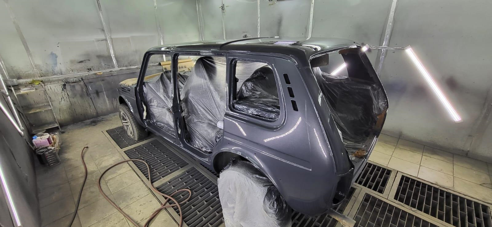 Полная покраска Нивы 2131 — Lada 2131, 1,7 л, 2012 года | стайлинг | DRIVE2