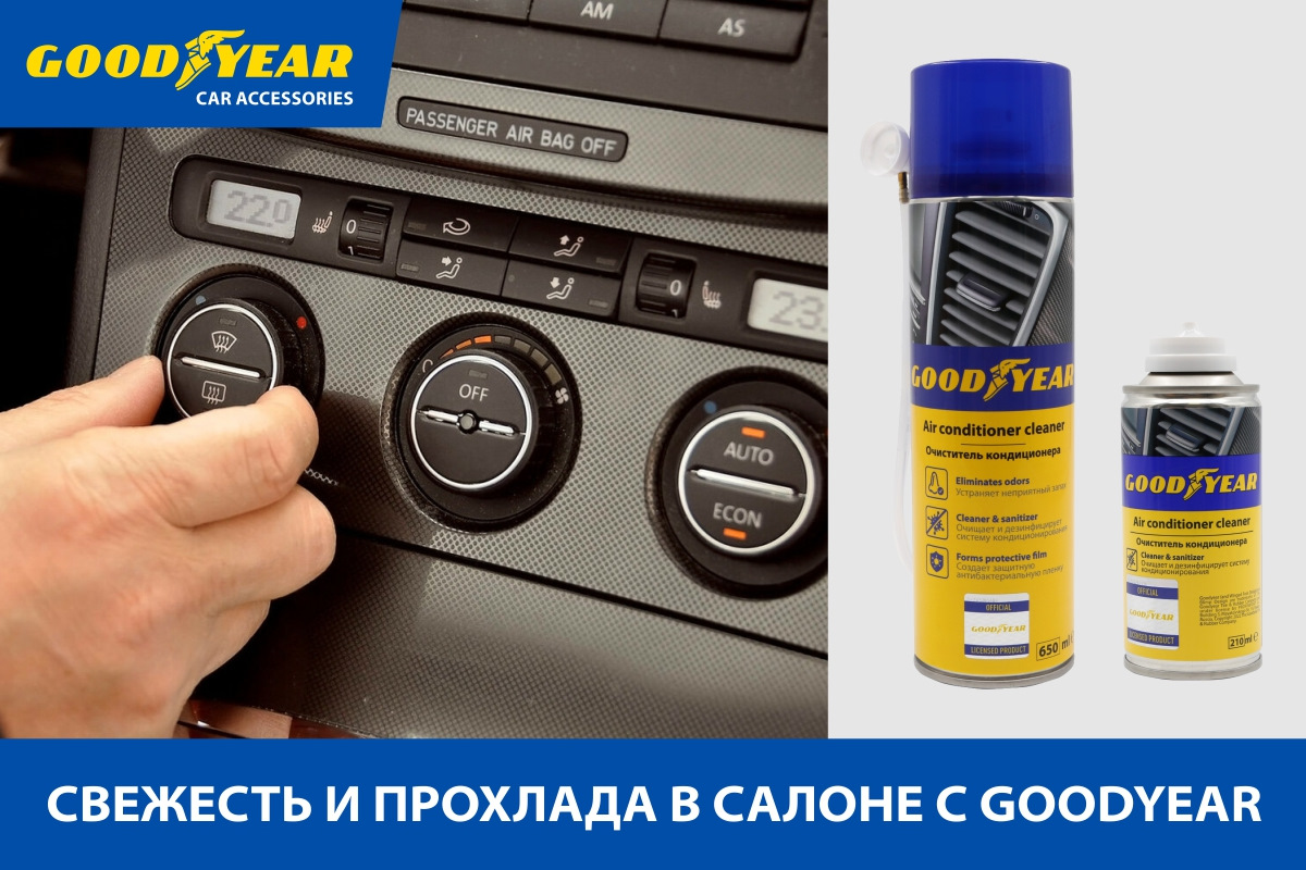 Как провести очистку автомобильного кондиционера своими руками? — Goodyear  Car Accessories на DRIVE2