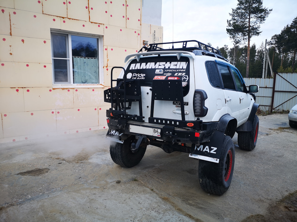 Установка брызговиков от МАЗ на шевроле ниву 😉 — Chevrolet Niva (1G), 1 ...