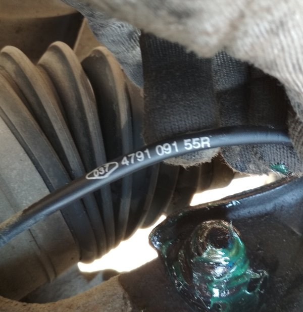 479109155R Датчик абс пер RENAULT | Запчасти на DRIVE2