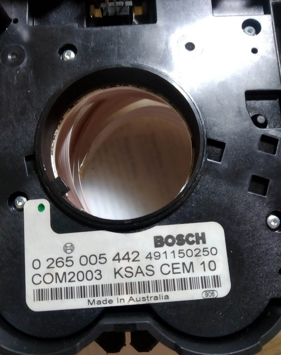 Ремонт шлейфа подрулевого переключателя Пежо-Ситроен COM2003 — DRIVE2