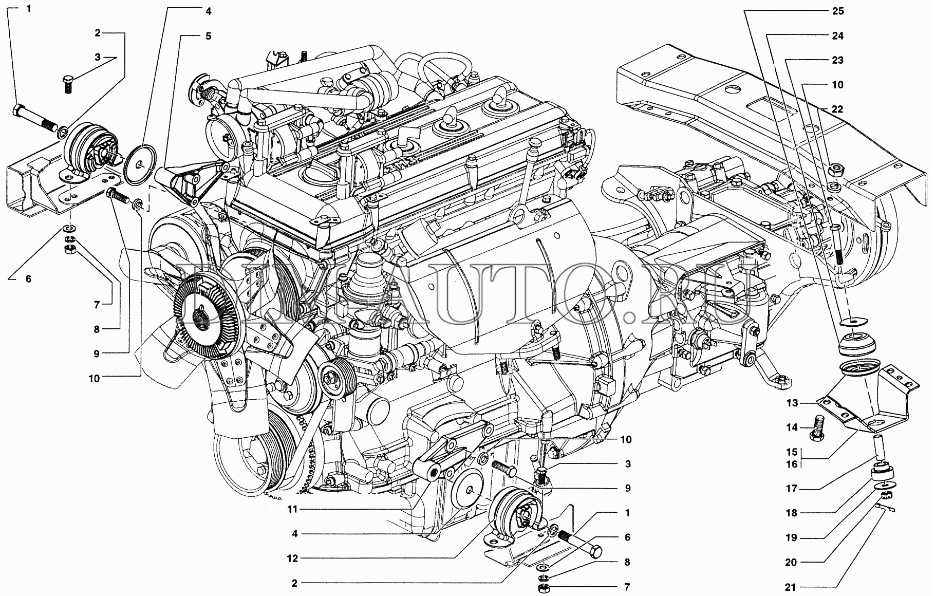 ДВИГАТЕЛЬ ЗМЗ-405 ЕВРО 2 - Авторазбор ВАЗ, ГАЗ, УАЗ в Москве