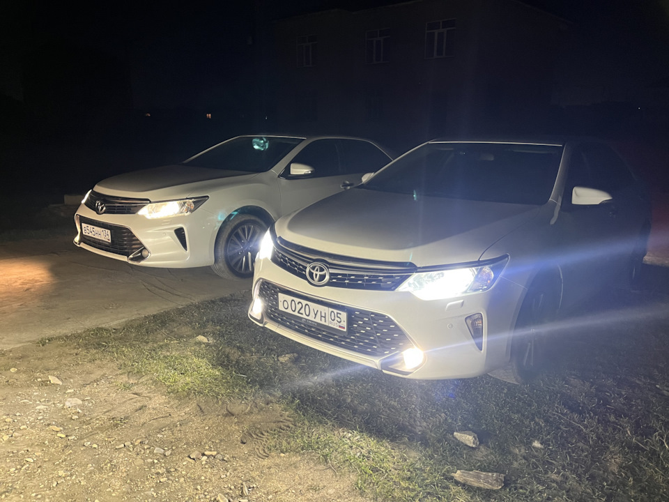 +1 Камри и разница ксенона и Bi-led — Toyota Camry (XV50), 2,5 л, 2014 ...