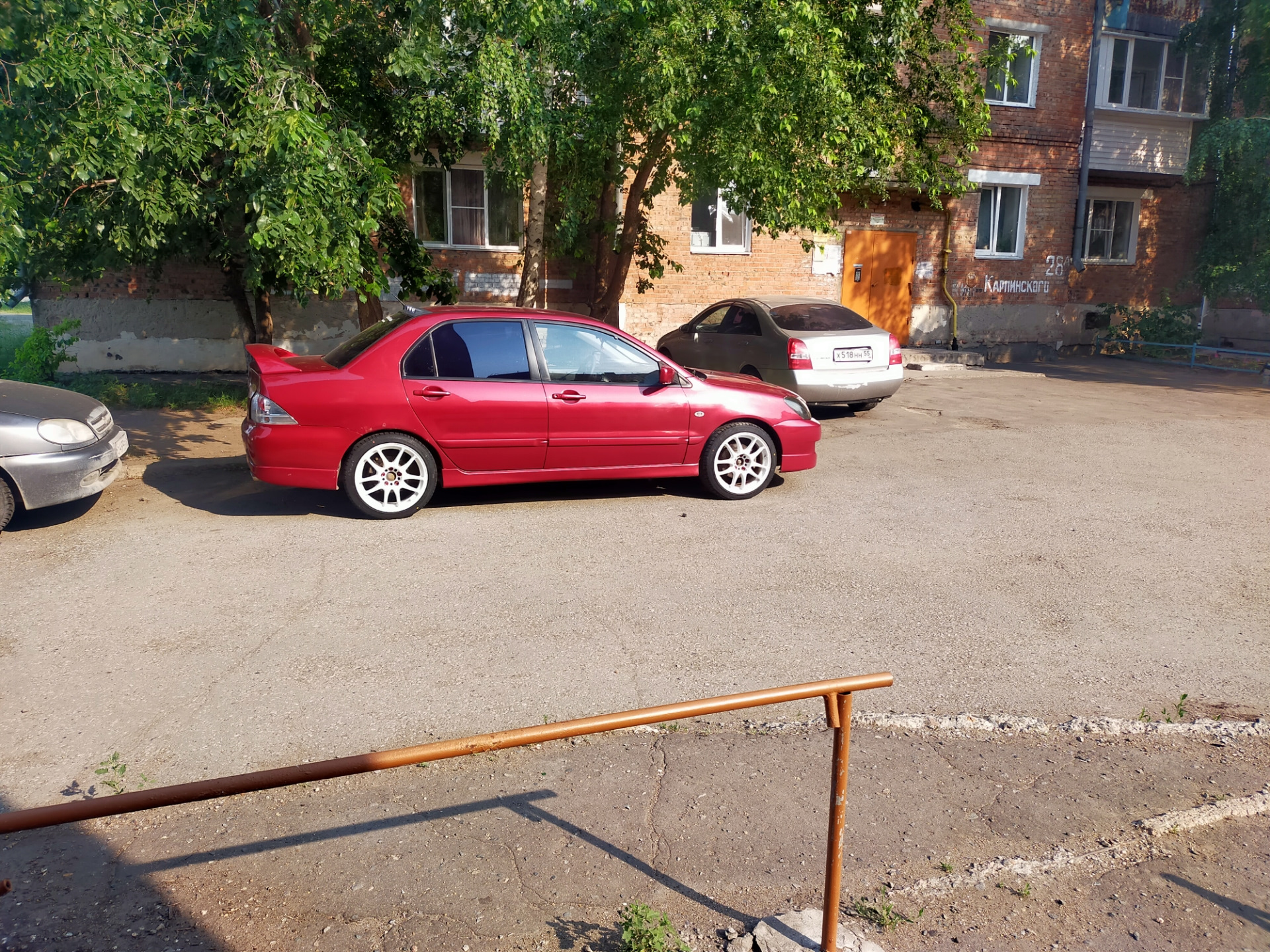 Поставил подкрадули — Mitsubishi Lancer IX, 2 л, 2006 года | колёсные диски  | DRIVE2